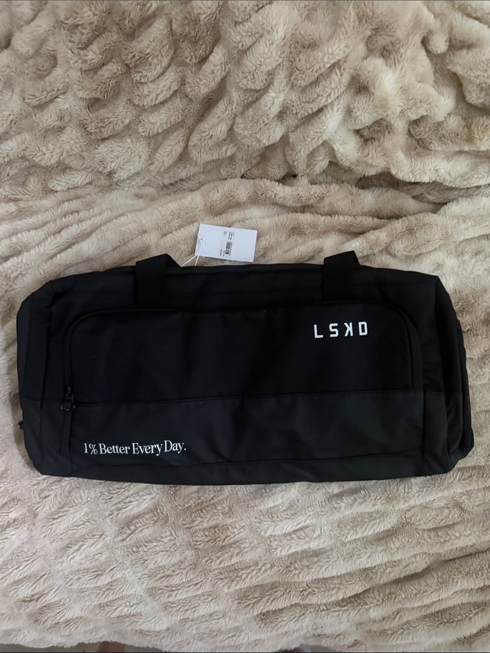 NWT LSKD duffle 1% Better Every Day